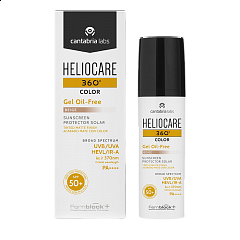 HELIOCARE 360º Color Gel Oil-Free Beige Sunscreen SPF 50+ – Тональный солнцезащитный гель с SPF 50+ (Бежевый)